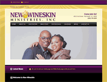 Tablet Screenshot of newwineskin.org
